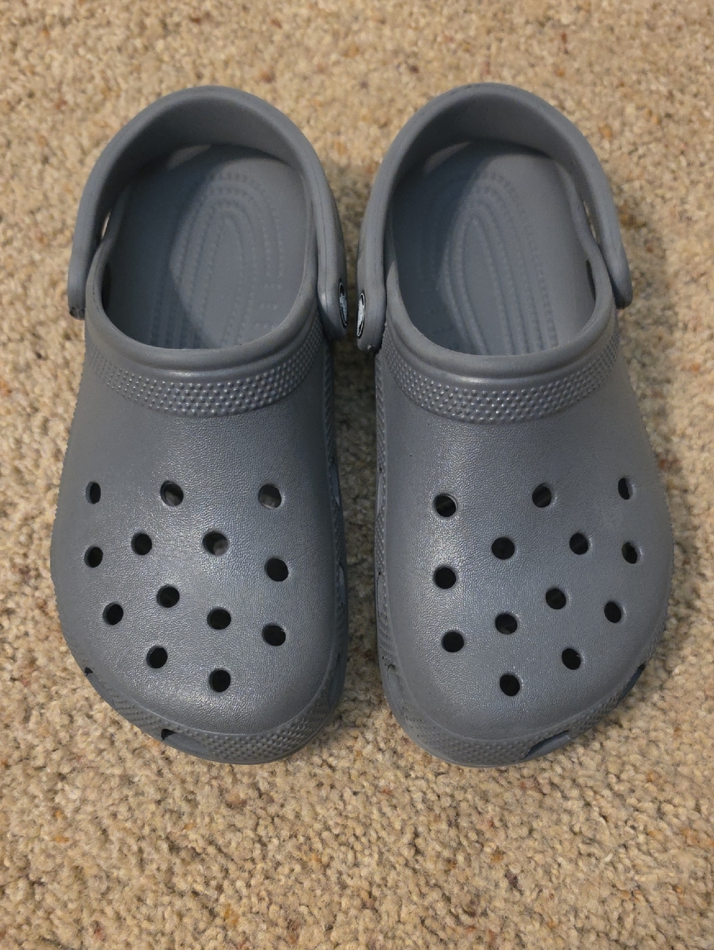 Kids Grey Crocs